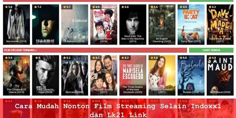 Tempat Nonton Film Streaming Selain Indoxx1 Dan Lk21 Link