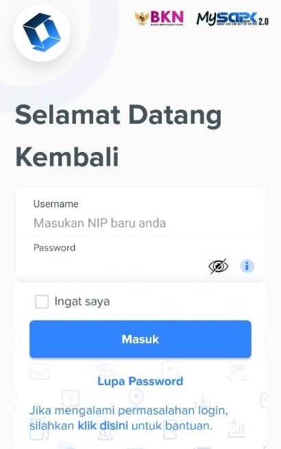 Cek Profil dan Data Kepegawaian di MySAPK BKN Versi Terbaru - Info ASN Login Aplikasi MySAPK BKN