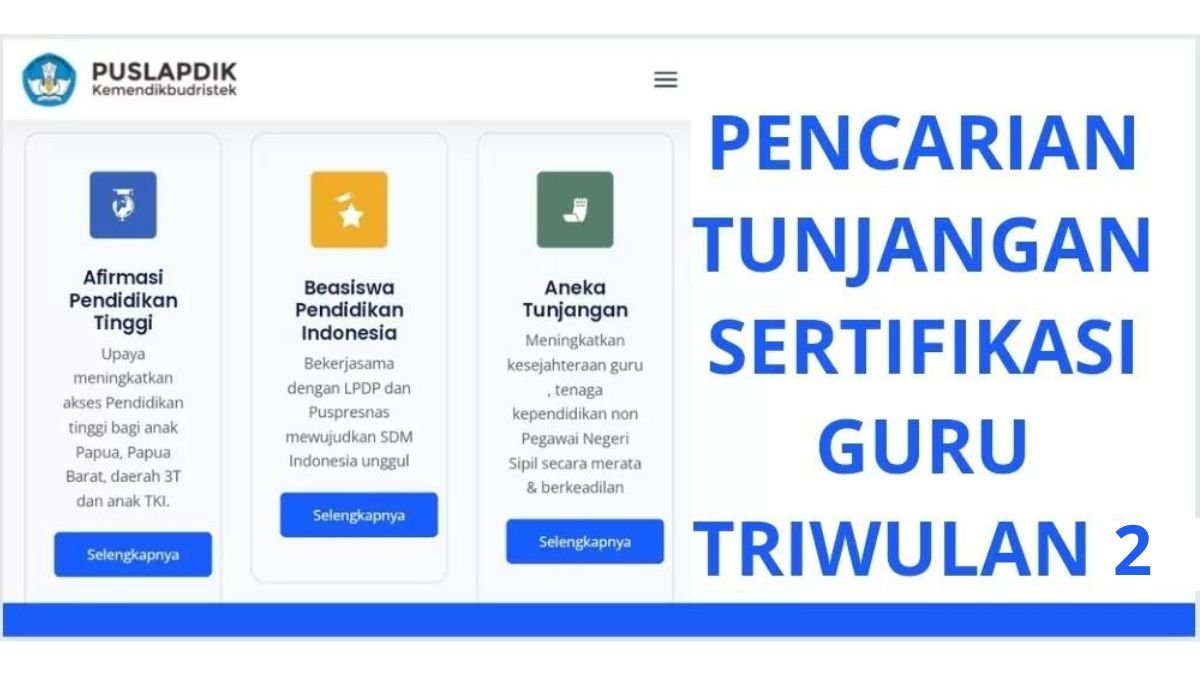 Berikut ini pembahasan tentang update pencairan tunjangan sertifikasi guru tw 2 per tanggal 8 Juli 2024