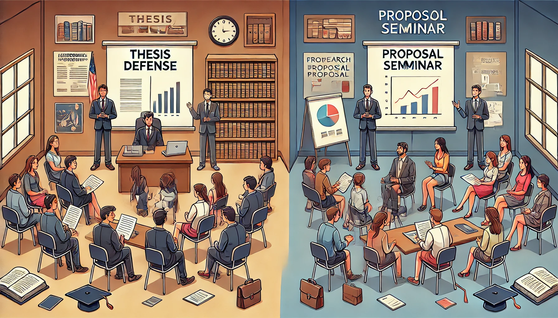 Ini Perbedaan Sidang Skripsi dengan Seminar Proposal dalam Perkuliahan