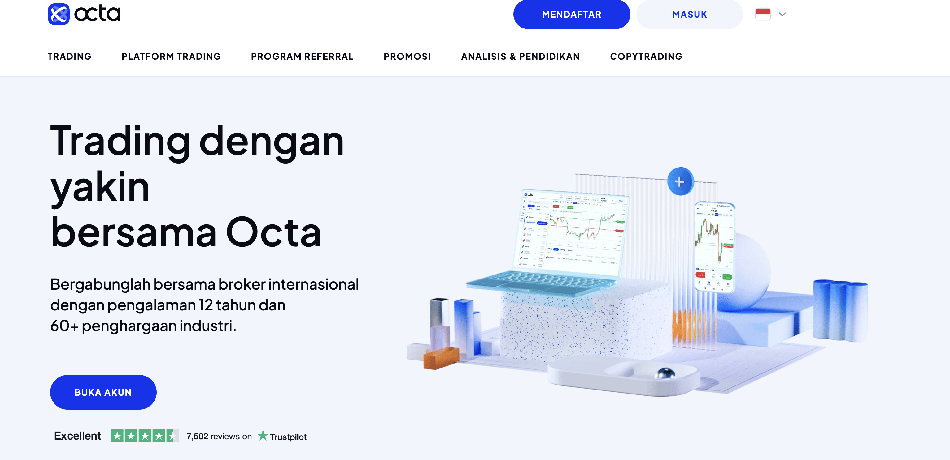Pengalaman Menggunakan Situs Resmi Octa