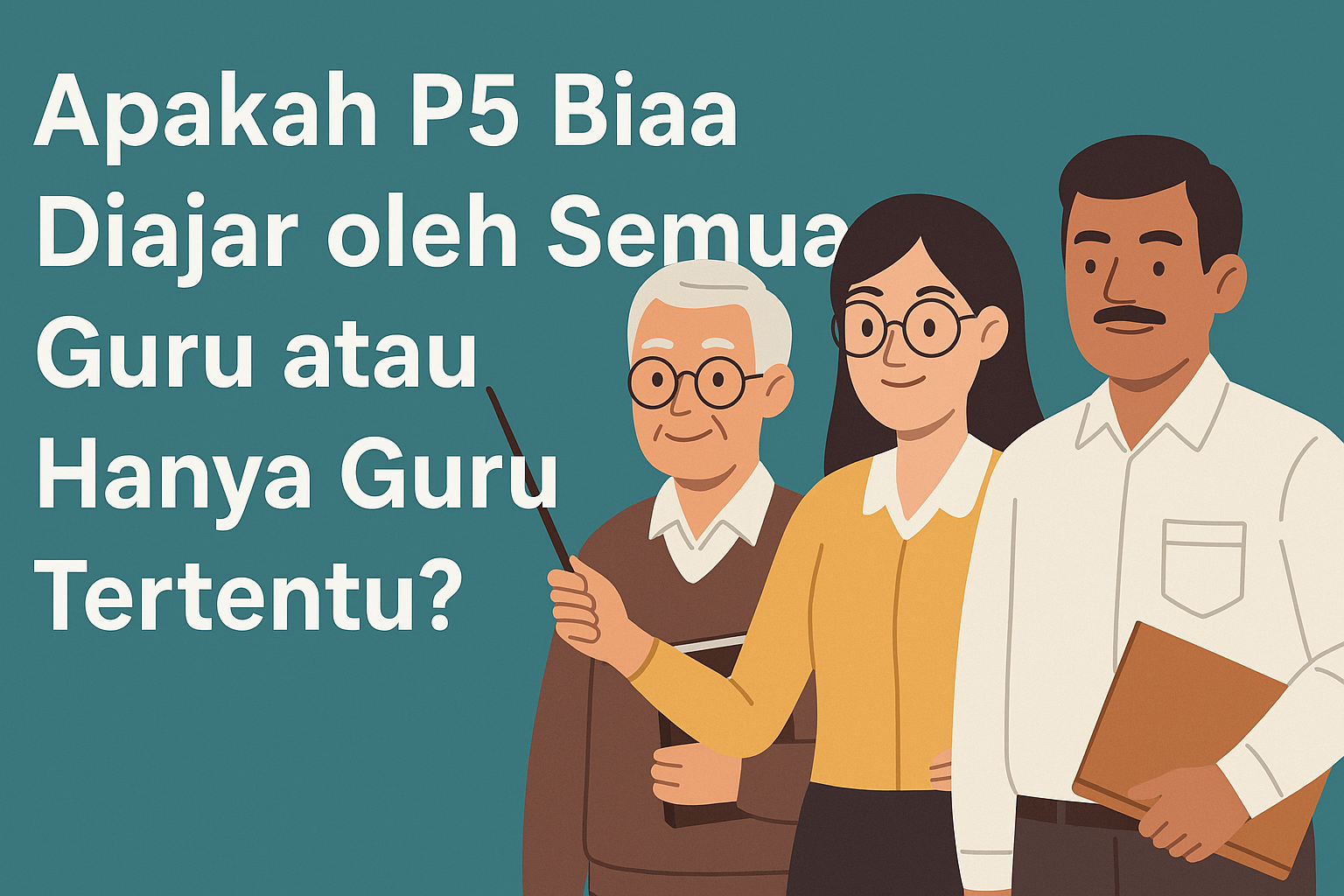 Apakah P5 Bisa Diajarkan oleh Semua Guru atau Hanya Guru Tertentu
