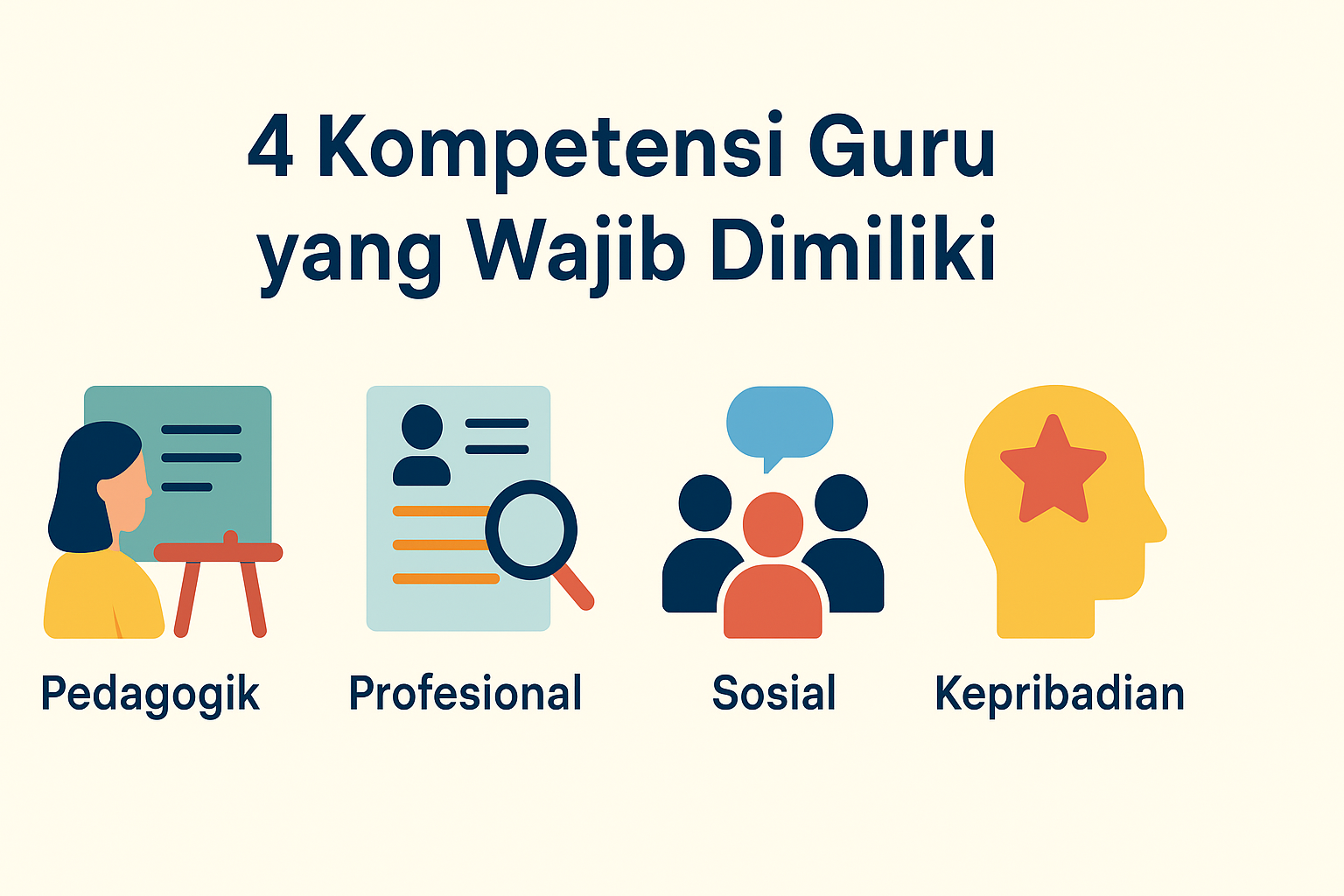 4 Kompetensi Guru yang Wajib Dimiliki untuk Meningkatkan Kualitas Pembelajaran
